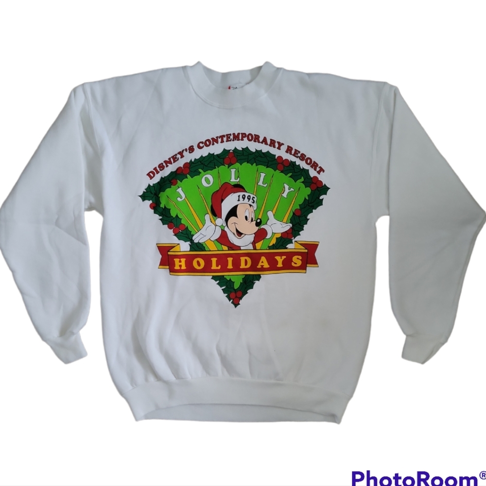 Vintage Mickey Holiday Resort 1995 Sweater